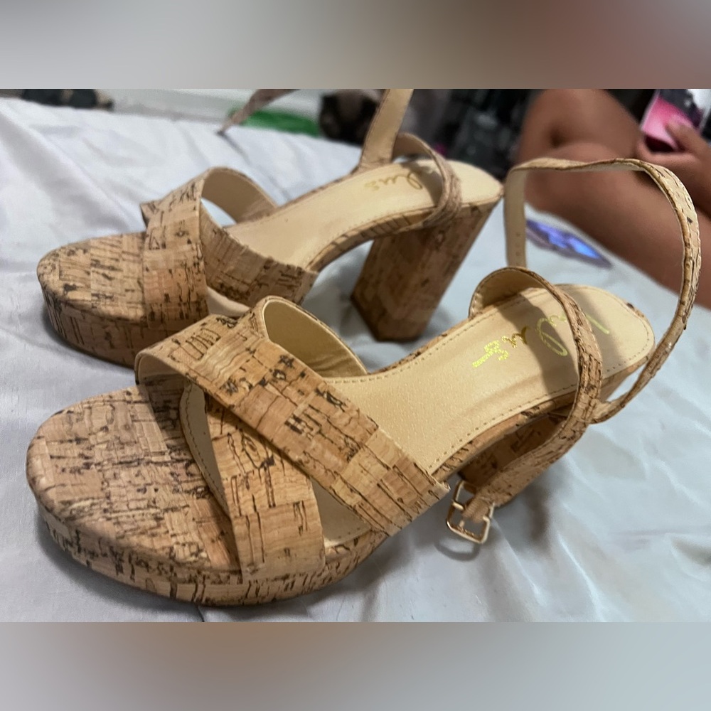 Brown heels